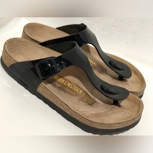 Birkenstock Women's Black Thong Sandals